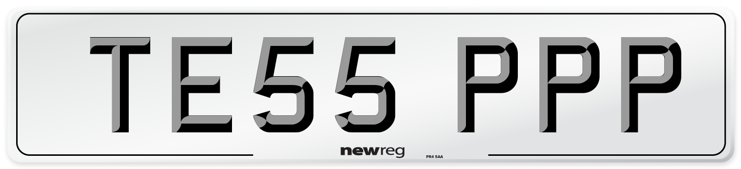 TE55 PPP Number Plate from New Reg